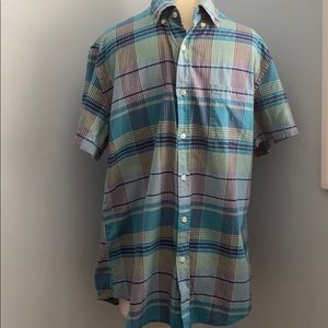 JCREW Men’s short sleeve button down shirt